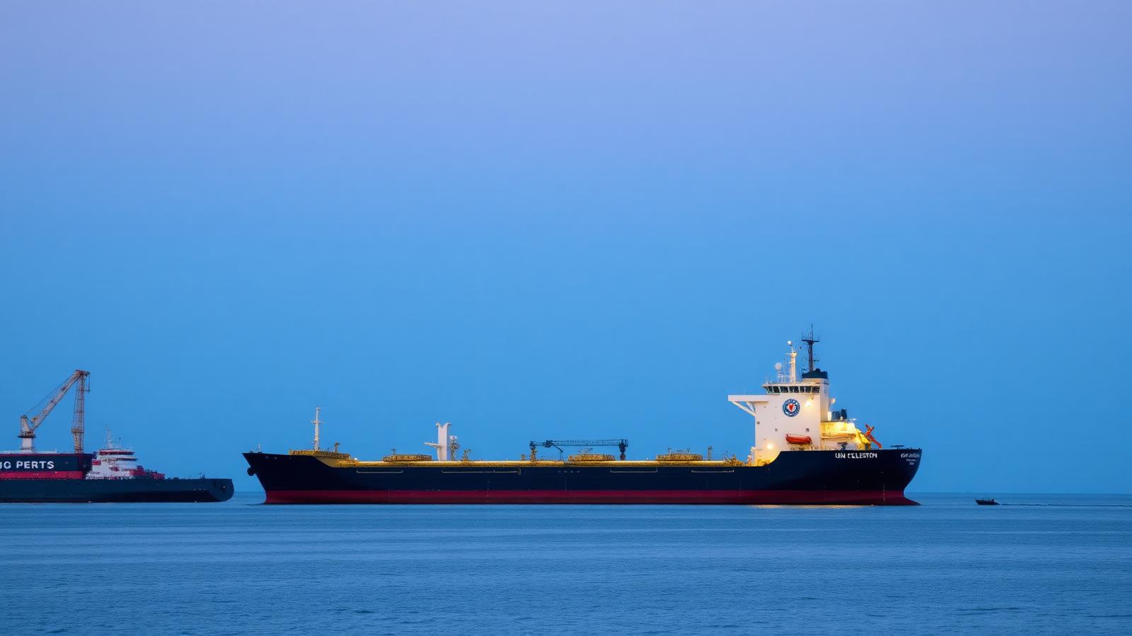 Tanker support at outer anchorage