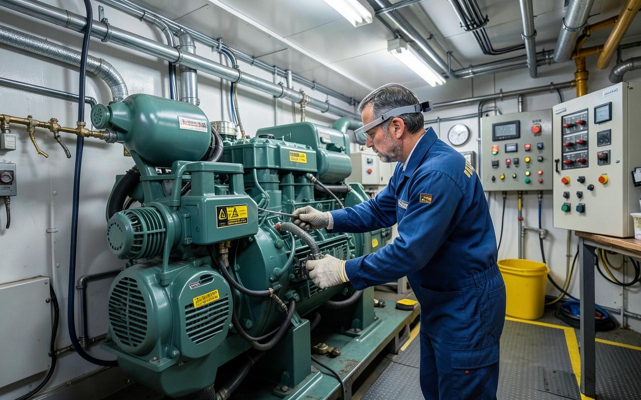 Engine, pump and generator components