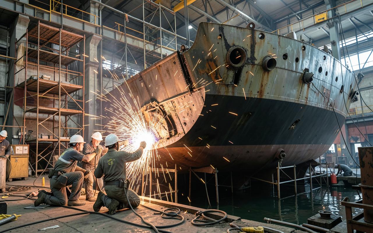 Underwater welding and emergency repairs