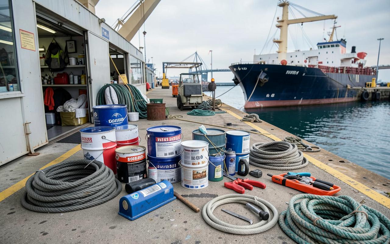 Delivery launched to vessels at anchorage